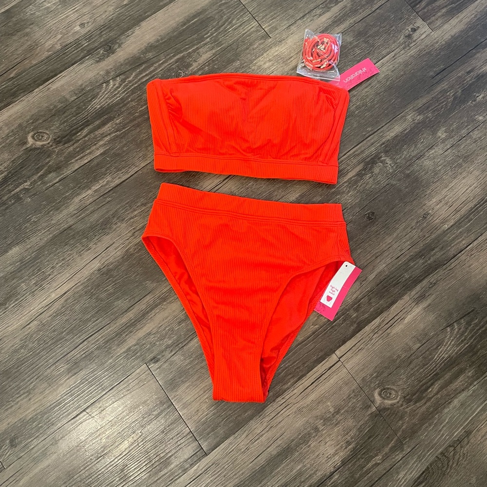 Red Two Piece Bikini